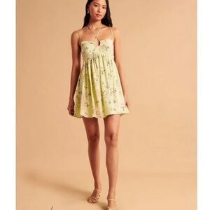 NWT Strappy Flirty Mini Dress Abercrombie - flowy baby doll dress small $110